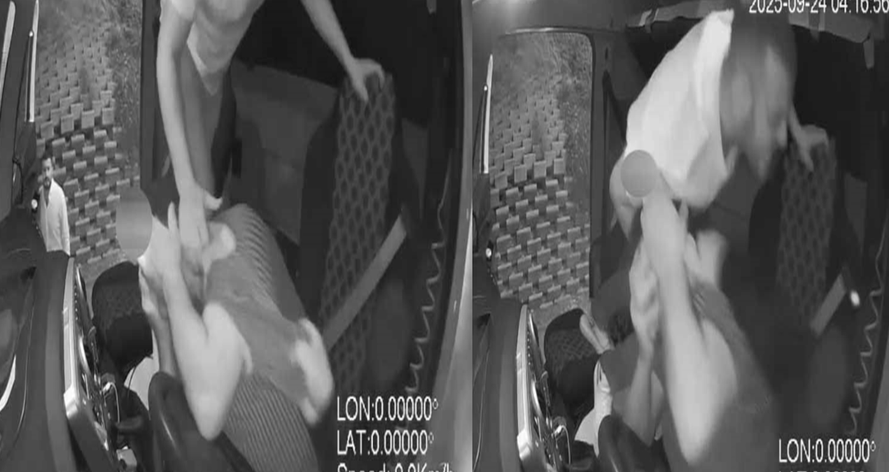 TIR şoförüne ‘neden aracımıza çarptın’ dayağı!