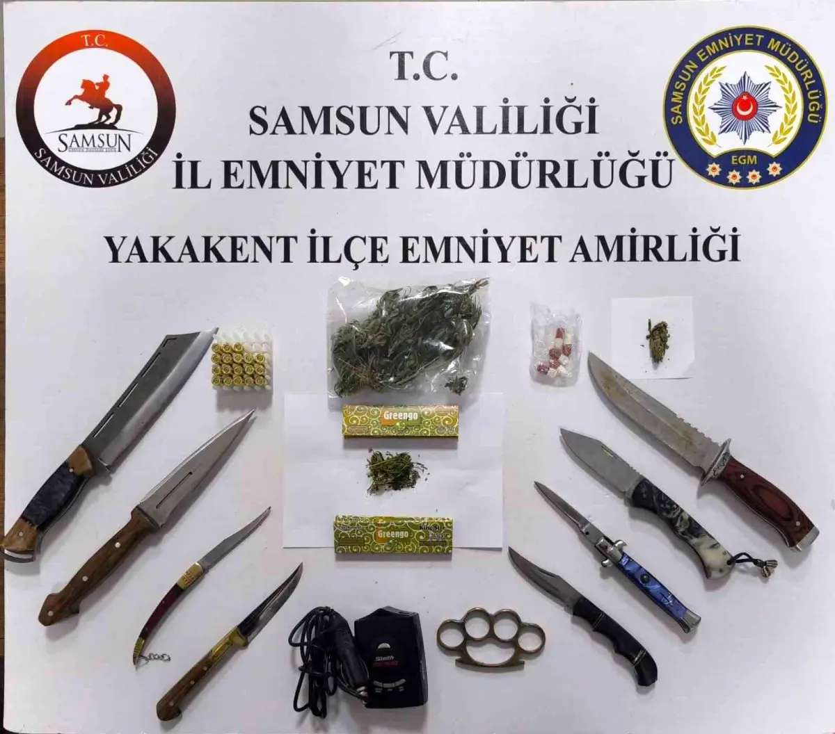 Samsun’da Narko Uygulaması: Silah ve Uyuşturucu Ele Geçirildi