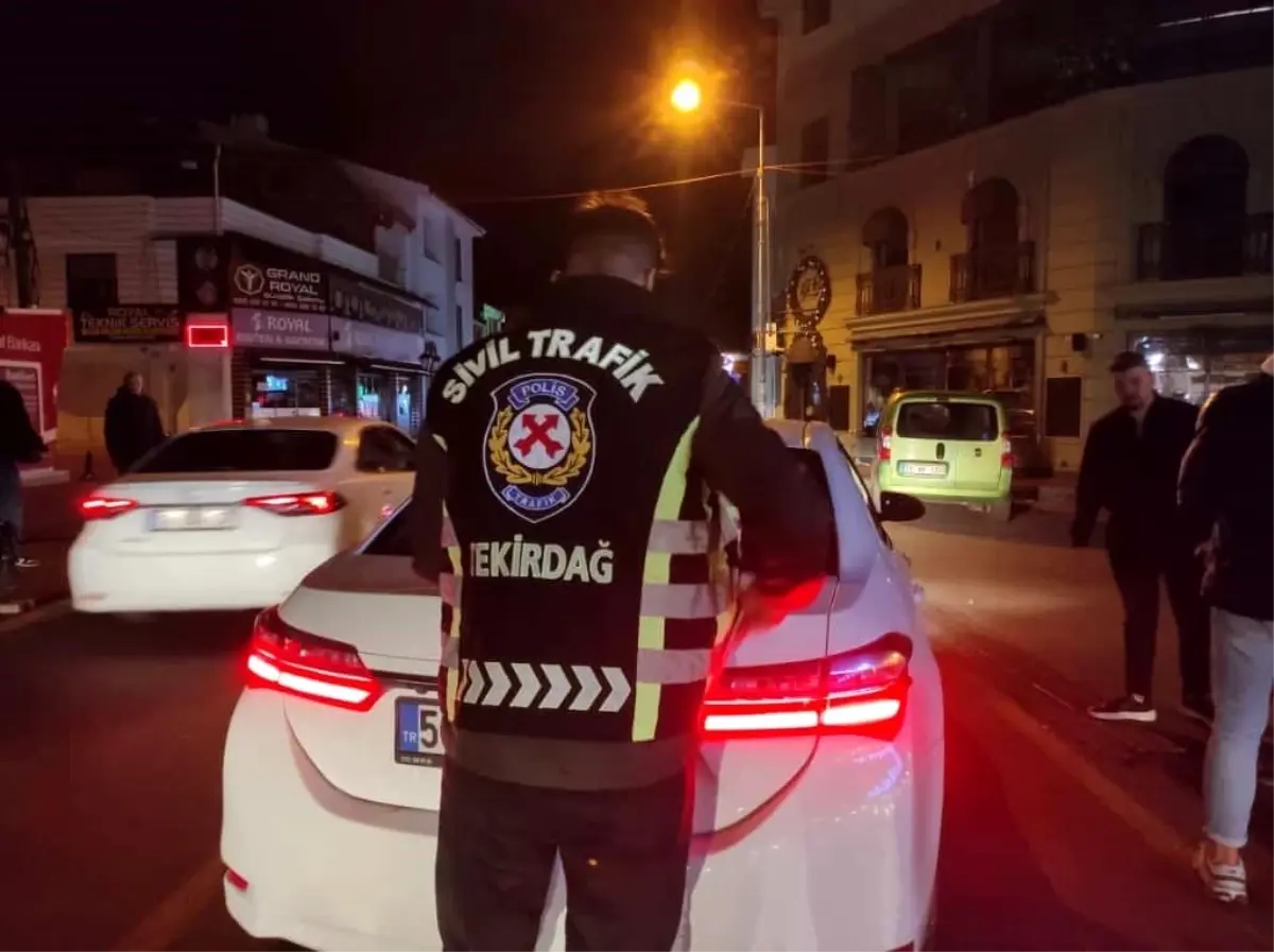 Tekirdağ’da Alkollü Sürücüye 9 Bin Lira Ceza
