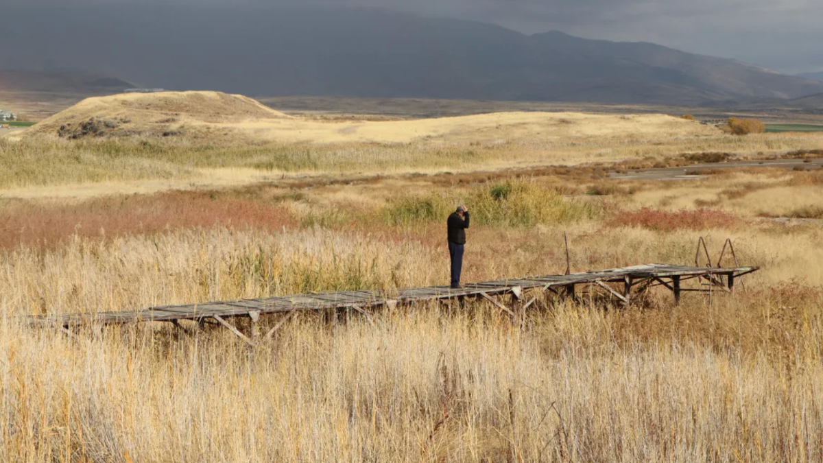 Van Gölü’ndeki çekilme fotoğraflarla kayıt altında
